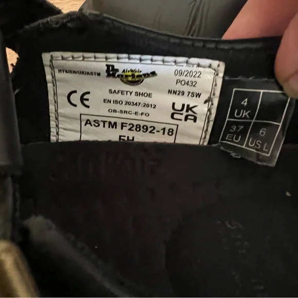 Dr. Martens Black Mary Jane Shoes - Picture 9 of 13